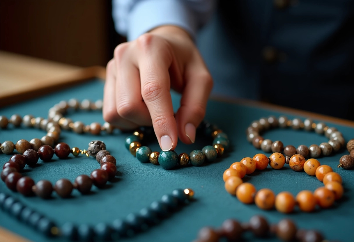 bracelet perles homme